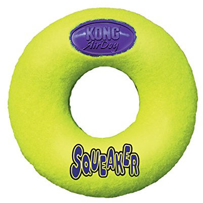 KONG Air Dog Squeaker Donut Dog Toy, Medium