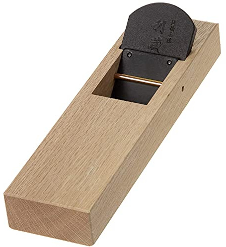 KAKURI Japanese Hand Plane Large 58mm for Woodworking [Replaceable Blade System], KANNA Block Plane Tool for Wood Chamfering and Smoothing, Made in JAPAN