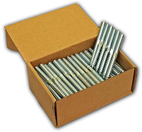 Stabilo-Sanitaer 100x Stockschrauben M8 x 160 mm Schraubstifte Gewindestifte verzinkt Doppelgewindeschrauben Rohrschellen Befestigungsmaterial Montagematerial