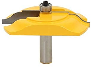 Broca de fresado de 1/2 pulgada con ranura en T para carpintería, panel elevado, broca de fresado de madera para puerta y borde de marco de ventana