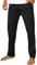 Litherday Schlafanzughose Herren Lang Pyjamahose 100% Baumwolle Nachtwäsche hose Unifarbene Freizeithose für Herren Loungewear Sleepwear mit Taschen Elastischer Bund, Schwarz, M