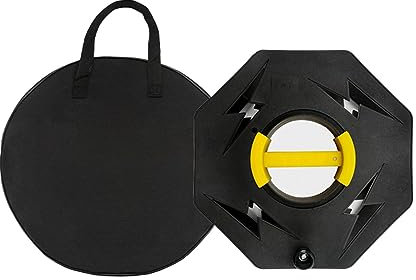 Ronyme Enrouleur de roue de stockage de cordon Enrouleur d'organisation de câble Enrouleur de fil portable Enrouleur de câble d'alimentation extérieur pour, avec sac de rangement