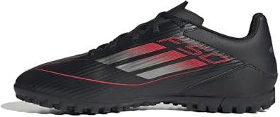 adidas Unisex F50 Club Football Boots Turf Fußballschuhe, core Black/Iron met./Lucid red, 42 EU