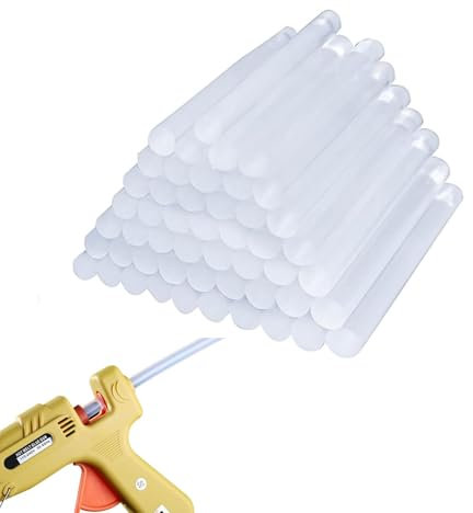50 PCS Hot Glue Sticks, Hot Glue Sticks for Hot Glue Gun, Glue Sticks 7mm x 100mm for DIY Craft Projects and Sealing