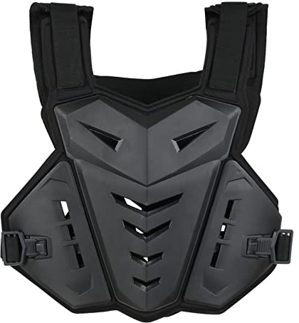 ACAGALA Chaleco de armadura de motocicleta para pecho y espalda, chaleco protector para ciclismo, patinaje, esquí, motocross