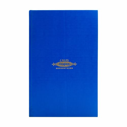 Anupam Registro de existencias | Papel de contabilidad verde | 100 g/m², 280 páginas | Numeración de serie A-Z | Tapa dura para una larga durabilidad | Almacén y fábrica (GEN 063, 4QR)