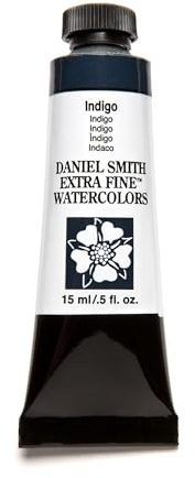 Daniel Smith Extra Fine Watercolor 15ml Paint Tube, Indigo (284600046), 0.5 Fl Oz (Pack of 1)