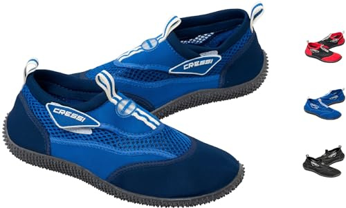 CRESSI Unisex Reef Swimming Beach Shoes Azure Blue UK 5 5, Light Blue Blue, UK