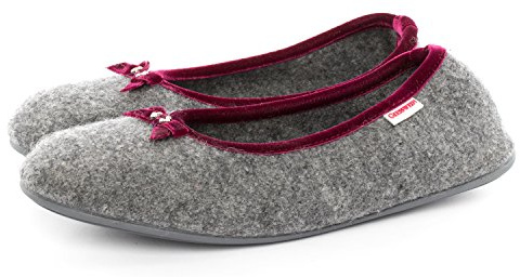 Giesswein Hohenau, Pantofole, Donna, Grigio Ardesia 017, 36 EU