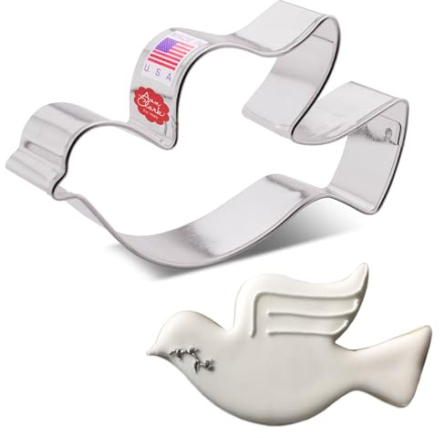 Ann Clark Dove Cookie Cutter, Large 4-1/2” Made in USA
