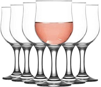 Verres à vin Nevakar - Taille Moyenne - Forme Calice - 320 ML - Lot de 12