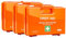 NEUE DIN 13157:2021 - Erste Hilfe Koffer inkl. Wandhalterung und Aufklebern - Verbandkasten - Kasten - Verbandskasten - Set - Betriebsverbandkasten - orange