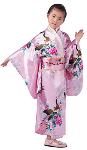 Vestito Bambina Elegante Abito tradizionale Costume da ragazza giapponese Abbigliamento per bambini Abiti Kimono per bambini Abito per bambina e gonna Vestito Sottoveste