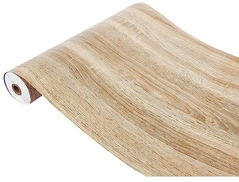 DecoMeister Vinilo Papel Adhesivo Para Muebles Imitacion de Madera Para Cocina Puerta Pared Mesa Lámina Autoadhesiva Decorativa En Rollo Para Forrar 67,5 x 1500 cm Roble Sonoma Claro