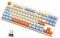 ATTACK SHARK X FREEWOLF M87 Tastiera da Gioco Wireless all'80%, TKL RGB Mechanical Feeling SA Tastiera PBT Bluetooth/2.4Ghz, Batteria da 4000 mAh per Mac/Win, Ufficio/Giochi, QWERTY – Grigio Cremoso