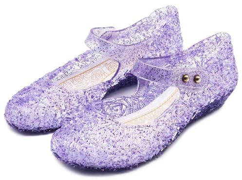 Princess Girls Shoes Cinderella Snow Queen Dress Up Shoes Halloween Cosplay Fancy Dress Up for Girls