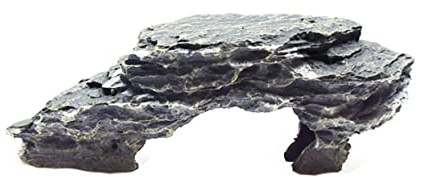 HEMOTON Plateforme pour Tortues Cachette Aquarium Grotte Résine Jouet pour Reptiles Support De pour Tortues Eau