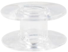 Juego de 10 Canillas Máquina Coser Compatibles con Singer, Brother, JUKI, Janome, Alfa y Feiyue, Carretes para Máquina de Coser 12 x 21 mm, Bobinas de Plástico Transparentes Universales Accesorios