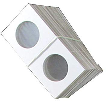 Guardhouse 2x2 Staple Paper Coin Holder for Quarter, 100 pack