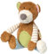 SIGIKID 38768 Kuscheltier Bär Green Mädchen und Jungen Babyspielzeug empfohlen ab Geburt mehrfarbig