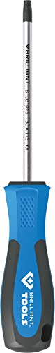 BRILLIANT TOOLS BT031016 Destornillador TORX, T30 x 115 mm [Powered by KS TOOLS]