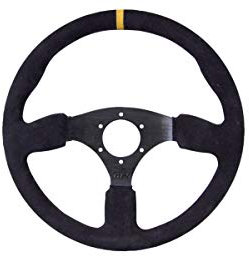 Volant Gt2i Race Peau retournée Noir/Nr Plat