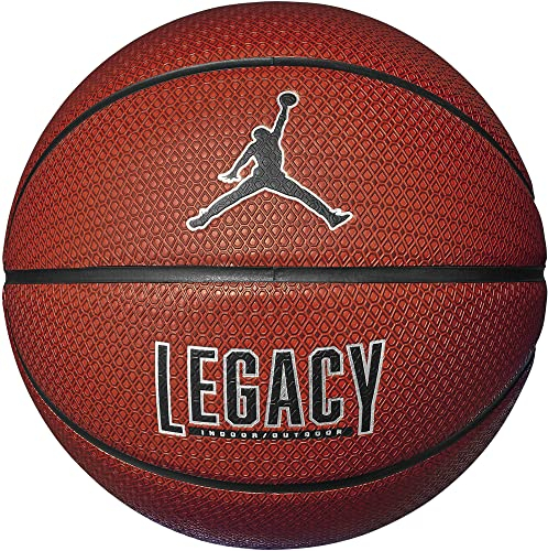 Jordan Legacy 2.0 8P In/Out Ball J1008253-855, Unisex basketballs, orange, 6 EU