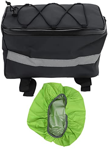 Bolsa Impermeable para Asiento Trasero de Bicicleta - Alforjas de Gran Capacidad para Portabicicletas (8L)