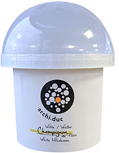 Pilzzuchtset | Weiß | Schritt für Schritt Plan | Züchte deine eigenen Pilze