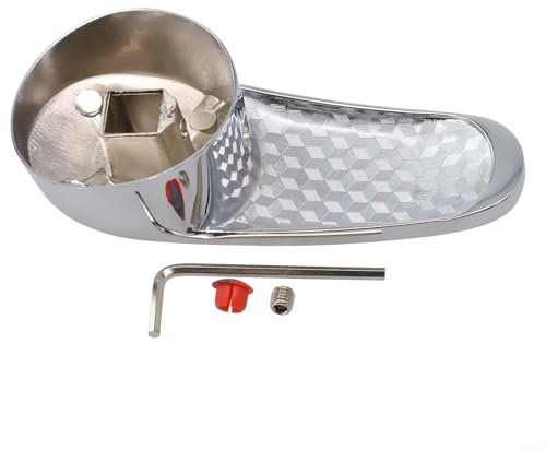 FUANA Maniglia di ricambio per rubinetto da cucina, bagno, lavabo monocomando, cromato lucidato a specchio, per alta o bassa pressione