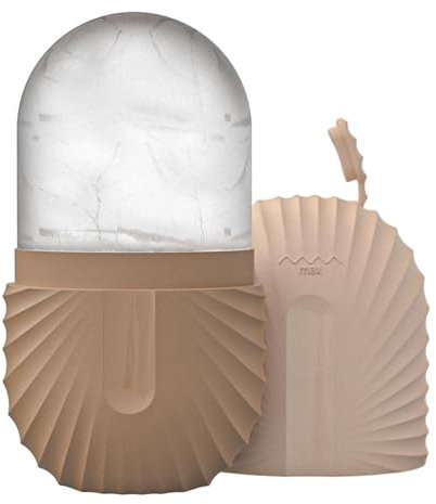 Ice Roller Facial - Rodillo Facial De Hielo Reutilizable - Molde De Hielo De Silicona - Efectivamente Aliviar La Hinchazón, Reducir Poros, Reafirmar Arrugas Y Hidratar Analgésicamente Herramienta