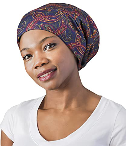 FocusCare Night Cap,Satin Lined Adjustable Frizzy Hair Women Sleeping Extra Large