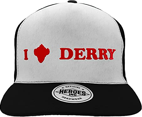 Fashion UK it-Snapback Cap-i Heart Derry Mütze, Weiß, Einheitsgröße für Herren, Weiß, One Size