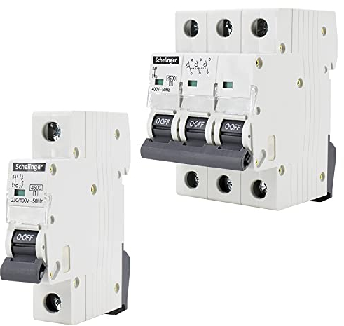 Schelinger Leitungsschutzschalter LS-Schalter Sicherungsautomat / 10A bis 32A / 1-polig 3-polig (3-polig B: 40A)