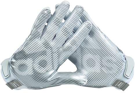 adidas Youth Scorchlight 6 - Guantes de fútbol, color blanco/plateado, talla L