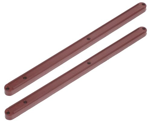 HOMSFOU 2 Piezas diapositivas del cajón pistas del cajón control deslizante cajonera plástico cajoneras plástico guías de plástico para cajones guías de la pista del cajón el plastico