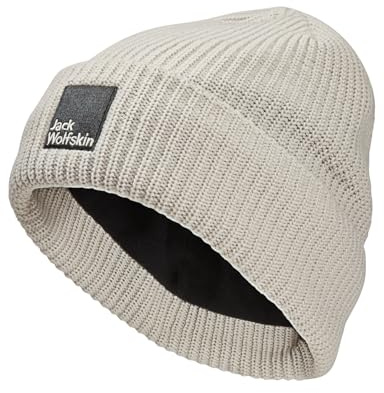 Jack Wolfskin Unisex Pergamon Beanie-Mütze, Pale Sand, M EU