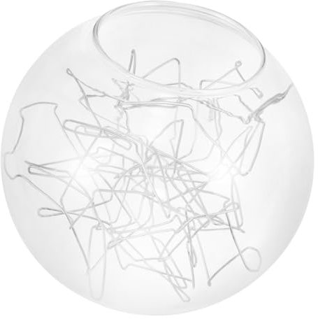 VILLCASE Pantalla de Lámpara de Vidrio Decorativa para Reemplazo de Luz Colgante Pantalla de Lámpara para Candelabros Diseño Elegante y Instalación