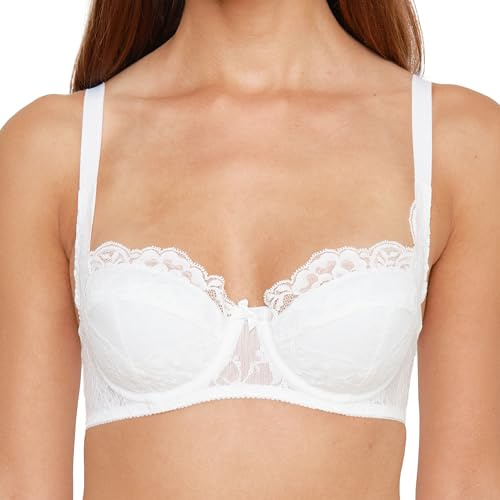 Susa Women's Everyday Bra, 8864, White (003),36D