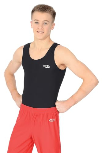 The Zone Z119 Boy's Nylon/Lycra Leotard Black Size 30