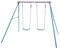 Plum Sedna Metal Garden Double Swing Set