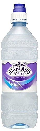 Highland Spring Still Natural Spring Water with Sports Cap (750ml) - Pack of 2