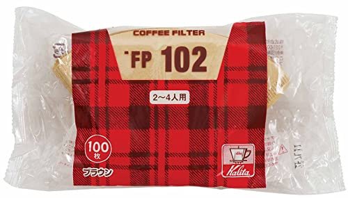 Kalita Coffee Filter Fp102 (100 Papers) for 2-4 Cups Dripper