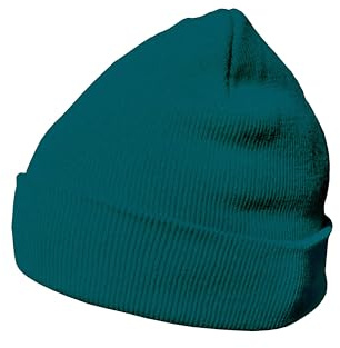 DonDon Bonnet Beanie pour l'hiver avec design classique et moderne pétrole - Taille unique