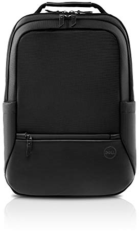 Dell PE1520P, 15 EcoLoop Premier Rucksack, f.umweltbewuste Nutzer (max. 15.6 Zoll (39.62cm), EVApolsterung, laden i. d. Tasche möglich, Rollkoffergurt, TSA-Richtlinienkonform) Schwarz