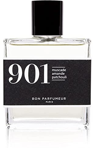 Bon Parfumeur – Eau de Parfum 901 – Muskatnuss Mandel Patchouli – Damen- & Herrenduft – Zitrusnoten – Zerstäuber Parfum (100 ml)