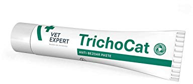 Vet Expert Katzenpaste TrichoCat 50g Entstörungspaste Reduzierung der Haarkugelbildung im Futterdraht, Geschmacklos, Natürliche Inhaltsstoffe
