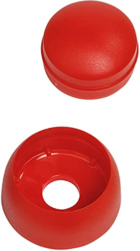 GK Red Screw Bolt Cover for Play Tower Swing Pack of 20