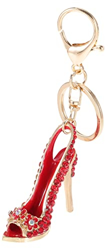 SOIMISS Strass High Heels Schuh Schlüsselbund Schlüsselanhänger Charme Geldbörse Tasche Anhänger Hängende Ornamente für Frauen Mädchen