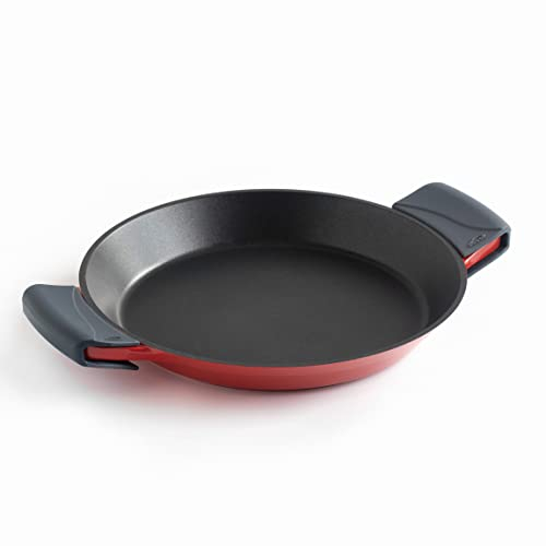 LACOR - 25940 - Paellera Inducción Cocotte, Paellera Antiadherente Compatible con Todo Tipo de Cocinas, Reparto de Calor Óptimo, Aluminio Fundido, Diámetro 40 cm, 9 raciones